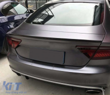Kofferraumdeckel-Spoiler für AUDI A7 4G8 S7 RS7 2011-2017 Echter Kohlenstoff-image-6040540