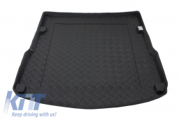 image-75-Kofferraummatte ohne rutschfest für AUDI A6 C6 Facelift Limousine 2008-2011 Schwarz
