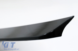 Kofferraumspoiler für Mercedes E-Klasse W212 2009-2016 Facelift Look Glänzend schwarz-image-5990410