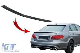 image-8-Kofferraumspoiler für Mercedes E-Klasse W212 2009-2016 Facelift Look Glänzend schwarz