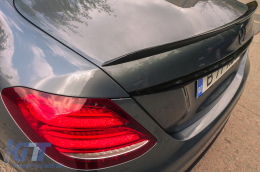 Kofferraumspoiler für Mercedes E-Klasse W213 2016+ Heckspoiler Mattschwarz-image-6100146
