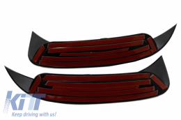 Kofferraumspoiler Heckklappen Seitenflossen Flics für Mercedes GLA X156 GLA45 14-19-image-6063223