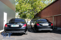 Kofferraumspoiler Heckspoilerflügel für Mercedes C-Klasse W205 2014-2020 Glänzend Schwarz-image-6073559