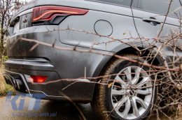 Kohlefaser Auspuff Tipps für Range Rover und SUVs Mattes Finish Look Inlet 8cm-image-6054410