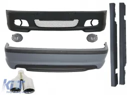 image-13-Komplet karoserije prikladan za BMW serije 3 E46 4D limuzina (1998-2004) M-Technik Dizjan s prigušivačem ispuha
