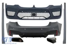 image-10-Komplet karoserije s crnim vrhovima prigušivača ispušnog sustava prikladan za BMW serije 5 G30 (2017-2019) M5 Dizjan