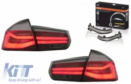 image-26-Komplet za pretvorbu Lightning u LCI dizajn LED stražnja svjetla i pokazivače na retrovizorima prikladne za BMW serije 3 F30 (2011-2019) s dinamičkim sekvencijalnim svjetlom za skretanje