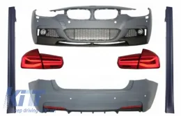 image-49-Kompletan Body Kit prikladan za BMW serije 3 F30 (2011-2019) s LED stražnjim svjetlima Dynamic Sequential Turning Light M-Perfomance dizajn