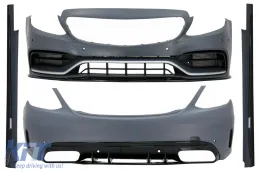 image-74-Kompletan Body Kit prikladan za Mercedes C-Class W205 Sedan (2014-2020) C63s Izdanje 1 Dizjan