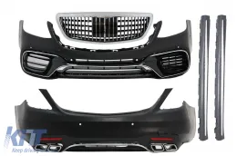 image-9-Kompletan Body Kit prikladan za Mercedes S-Class W222 Facelift (2013-06.2017) S63 Dizjan
