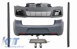 image-43-Kompletan Body Kit prikladan za VW Golf VI 6 R20 Look (2008-2013) s kompletnim sklopom ispušnog sustava R20