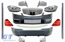 image-45-Kompletan Facelift Body Kit prikladan za MERCEDES S-klase W221 SWB (2005-2009)