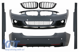 image-50-Kompletan karoserijski komplet prikladan za BMW serije 4 F32 F33 (2013-naviše) M-Perfomance dizajn sa središnjim Maske Piano crna