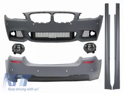 image-2-Kompletan karoserijski komplet prikladan za BMW F10 serije 5 (2011-2014) s projektorom za Svijetlo za maglu /maglenka M-Technik izgled