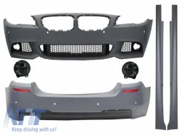 image-28-Kompletan karoserijski komplet prikladan za BMW F10 serije 5 (2011-2014) M-Technik Dizjan s projektorima Svijetlo za maglu /maglenka dim
