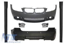 image-38-Kompletan karoserijski komplet prikladan za BMW serije 3 E90 LCI Facelift 2008-2011 M3 Dizjan s PDC svjetlima za maglu