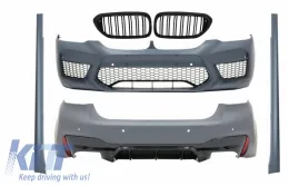 image-52-Kompletan karoserijski komplet prikladan za BMW serije 5 G30 (2017.) sa središnjim bubrežastim Maske s dvostrukom trakom M5 Dizjan