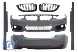 image-10-Kompletan karoserijski komplet prikladan za BMW serije 4 Maske F33 (2013-naviše) sa središnjim bubrežastim rešetkama Sport Dizjan Kupe Kabrio