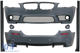 image-28-Kompletan karoserijski komplet prikladan za BMW serije 5 F10 (2010-2014) M5 Dizjan sa svjetlom za maglu