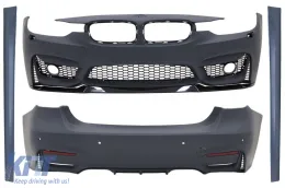 image-7-Kompletan karoserijski komplet prikladan za BMW serije 3 F30 (2011-2019) M3 CS izgled sa svjetlima za maglu