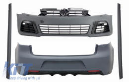 image-2-Kompletan karoserijski komplet prikladan za VW Golf VI 6 Mk6 (2008-2013) R20 izgled s bočnim pragovima