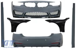 image-35-Kompletan karoserijski komplet s crnim Prednji blatobran prikladan za BMW serije 4 F32 F33 Kupe Kabrio (2013-02.2017) M4 Dizjan