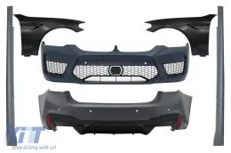 image-27-Kompletan karoserijski komplet s crnim Prednji blatobran prikladan za BMW serije 5 G30 (2017-2019) M5 Dizjan