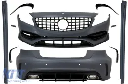 image-3-Kompletan karoserijski komplet s rešetkom prikladan za Mercedes A-Klasa W176 (2012-2018) Facelift A45 Dizjan