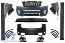 image-10-Kompletan komplet karoserije prikladan za Range ROVER Sport Krovni spojler (2013-2017) SVR Dizjan s bočnim pragovima i krovnim spojlerom