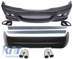 image-37-Kompletan komplet vanjske karoserije prikladan za BMW E46 (98-05) serije 3 4D Limuzina M3 CSL Dizjan s vrhovima ispušnog prigušivača ACS-dizajn