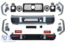 image-19-Kompletan komplet za pretvorbu prikladan za Mercedes G-klasu W463 (2008-2017) 2018 G63 Dizjan