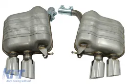 image-5-Komplett Auspuff System & Zwilling Schalldämpfer Tipps für Audi Q5 8R 11.2008-2016 Chrom