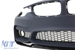 Komplett body kit BMW 4 F32 Kupé F33 Kabrió (2013-2019) modellekhez, M4 Dizájn, hűtőrács és szénszálas kipufogóvégek-image-6074601
