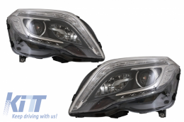 Komplett Body Kit Mercedes Benz GLK (X204) (2013-2015) modellekhez, Facelift AMG Dizájn, LED nappali menetfényes első lámpákkal és LED Hátsó lámpákkal-image-6002955