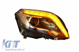 Komplett Body Kit Mercedes Benz GLK (X204) (2013-2015) modellekhez, Facelift AMG Dizájn, LED nappali menetfényes első lámpákkal és LED Hátsó lámpákkal-image-6002958