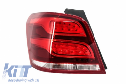 Komplett Body Kit Mercedes Benz GLK (X204) (2013-2015) modellekhez, Facelift AMG Dizájn, LED nappali menetfényes első lámpákkal és LED Hátsó lámpákkal-image-6002961