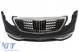 Komplett Bodykit für Mercedes V-Klasse W447 2014+ Gitter Heckschutz Fußplatte-image-6092974