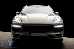 Komplett Bodykit für Porsche Cayenne 9Y0 2018+ Umstellung auf Turbo & Aero Look-image-6077875