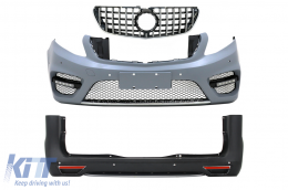 image-61-Komplett Bodykit & Gitter Schwarz Chrom für Mercedes V-Klasse W447 2014-03.2019