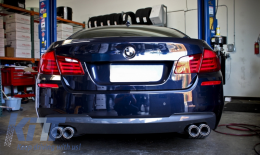 
Komplett kipufogórendszer BMW 5 Series F10 (2011-2016) Petrol 1.6/2.0 L 520i N2B20/NB20B16 / 528i NB20B20 turbós I4 iker kettős kipufogóvég M5 M Sport Design

Kompatibilis:
BMW 5 Series F10 (2011--image-6045045