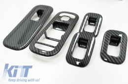 Komplett Kit Innere Tastenabdeckung für Mercedes A W177 V177 18+ Kohlenstofffilm-image-6063193