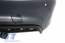 Komplettes Bodykit Auspuff Tipps Chrom für Mercedes S W222 13-07.17 S65 Look LWB-image-56928