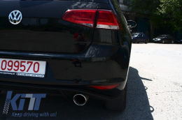 Komplettes Kit für VW Golf 7 VII 2013-2016 GTI Look Kühlergrill Rote Einfügungen-image-6010376