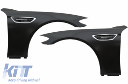 Komplettset für BMW 5er F10 2011-2014 M5 Look Kotflügel vorne Seitenschweller-image-6009340