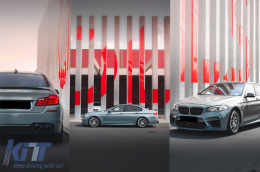 Komplettset für BMW 5er F10 2011-2014 M5 Look Kotflügel vorne Seitenschweller-image-6089100