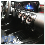 Konsole Panel Dashboard Schalter Rahmen Kohlenstoff für Mercedes W177 V177 LHD-image-6049540