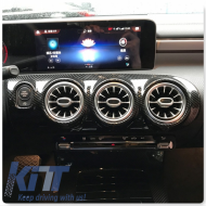 Konsole Panel Dashboard Schalter Rahmen Kohlenstoff für Mercedes W177 V177 LHD-image-6049541
