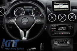 Kormánygomb keret MERCEDES W176 (13-18), W246 (12-18), W204 (08-15), W117 (13-18), W218 (11-18), W212 (10-16), X253 (15-), X204 (09-15), X156 (13-20) modellekhez, zongoralakk fekete-image-6062631