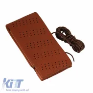 image-24-Kormányvédő műbőr vékony fűzős barna közepes 38cm
