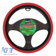 image-30-Kormányvédő PVC fekete/piros közepes 37-39cm